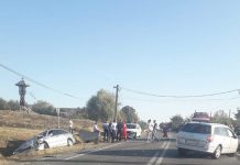 FOTO: Accident la Plopșoru