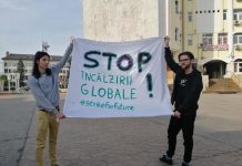 Manifestaţie la Târgu-Jiu pe teme climatice şi ecologice