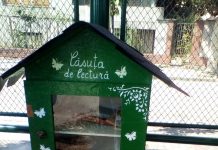 Biblioteci stradale, la Novaci. Primele căsuțe de lectură
