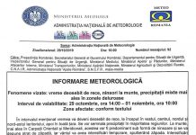 Informare meteo de frig