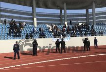 „Bătaie” între suporteri și jandarmi pe noul stadion municipal!