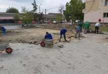 Parcare reabilitată la Motru