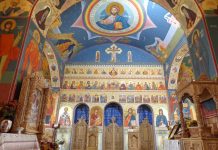 Interior nou pentru o biserică din Turceni