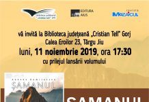 Lansare de carte, luni, la Târgu Jiu
