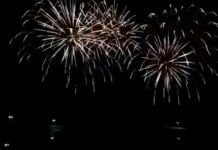 Foc de artificii impresionant la Târgu Jiu, de Revelion