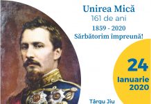 Mâine, manifestări dedicate Micii Uniri, la Târgu Jiu
