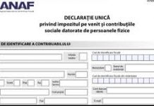 16 martie, termen pentru depunerea Declaraţiei Unice