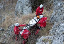 Recuperat de salvamontişti din Defileul Jiului