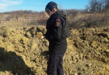 Proiectil din cel de-al Doilea Război Mondial, găsit în Bumbești-Jiu