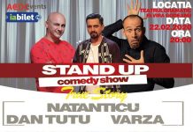 Mâine, spectacol de stand-up comedy, la Târgu Jiu