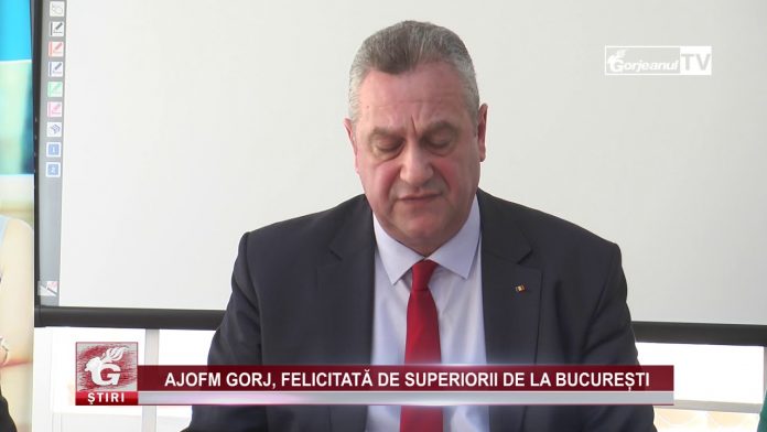 AJOFM GORJ, FELICITATĂ DE SUPERIORII DE LA BUCUREȘTI