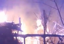 Casă cuprinsă de flăcări la Săcelu! Incendiul ar fi fost provocat intenționat