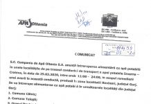 Se ia apa în mai multe localități din Gorj!