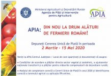 APIA Gorj demarează, de astăzi, campania de primire a cererilor unice de plată