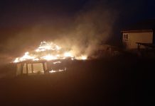 FOTO: Incendiu la Vladimir