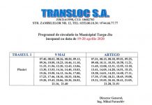 Transloc: Programul de circulație în zilele de Paște