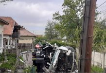 Accident la Brănești