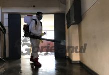 A început marea dezinfectare a scărilor de bloc!