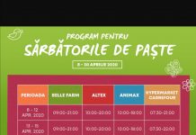 Vezi programul de Paște la mall-ul din Târgu Jiu