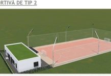 Teren de sport nou, la Motru