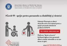 COVID-19: Sprijin pentru persoanele cu dizabilități din Gorj