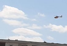 Pacient de 67 de ani luat cu elicopterul de la Spitalul Motru