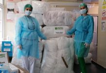 11.000 de măști, mii de halate și combinezoane, donație pentru Spitalul Rovinari!