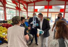 Primarul liberal Robert Filip, alături de subsecretarul de stat al Protecției Consumatorului, în acțiune la Rovinari!