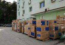 158.000 de măști de protecție au fost livrate, ieri, României