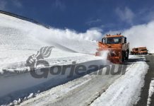 Transalpina, 3 săptămâni până la redeschidere! Nămeți de 3 metri!