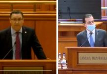Ponta, fără mască în Parlament. Orban: Poate fi amendat