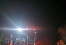 Video: Incendiu în Bălești, două echipaje de pompieri la fața locului!