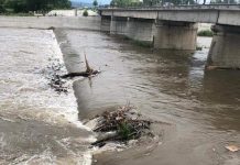 Barajele din Târgu Jiu, golite, în așteptarea viiturii!