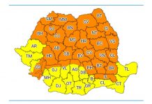 Gorjul, sub cod galben de ploi până marți