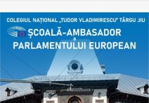 Colegiul Naţional ,,Tudor Vladimirescu” Târgu-Jiu – Prima ,,Şcoală – Ambasador” din judeţul Gorj