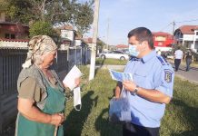 Localnicii din Țânțăreni, învățați cum să se ferească de infecția cu noul coronavirus