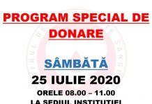 Program special de donare la Centrul de Transfuzie Sanguină Târgu Jiu
