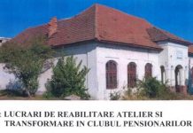 Atelier școlar transformat în club pentru pensionari