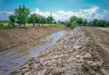 Decolmatări pe Amaradia. Intervenție în Târgu-Jiu