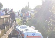 4 victime în urmă accidentului cu ambulanța SAJ Mehedinți care transporta un pacient COVID