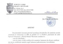 Lista cu persoanele care au reducere la tarifele CT și RMN la Spitalul Rovinari