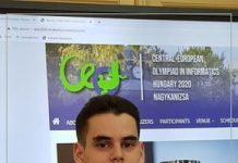 Medalie de argint pentru un liceean din Târgu-Jiu la Olimpiada Central Europeană de Informatică