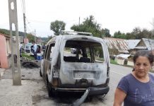 Foc pus la mașina unui om de afaceri din Bîlteni! Bărbatul acuză interlopi din Rovinari care s-ar fi răzbunat pe el pentru neplata taxei de protecție