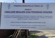 Locuitorii din Drăgoieni se pot racorda la noua rețea de canalizare