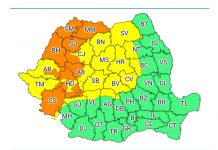 O nouă avertizare de ploi pentru județul Gorj