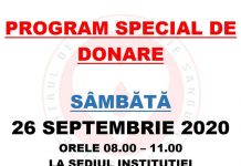 Program special de donare, la Centrul de Transfuzie Sanguină Târgu-Jiu