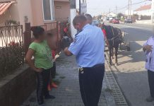 Proprietarul unui atelaj, amendat de agenții de la Locală
