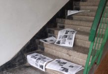 Mii de ziare denigratoare, la adresa candidatului Cosmin Morega, împrăștiate în oraș! Poliția Motru face verificari