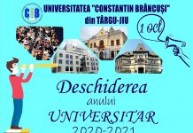 UCB Târgu Jiu deschide astăzi, la ora 11:00, noul an universitar