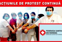 Sanitas continuă acțiunile de protest!